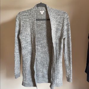 J crew Factory marled open cardigan sweater